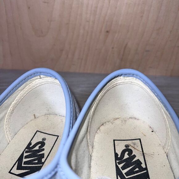 Vans Authentic Pig Suede With Scotchgard Light Blue Men's 8.5 Women's 10 - Picture 11 of 11